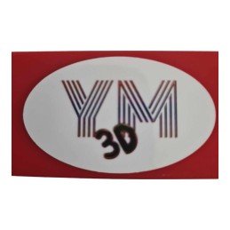 Stickers YM-3D   5x3 cm