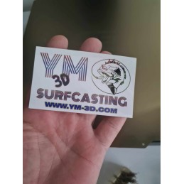 Stickers YM-3D Surfcasting...